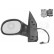 Vänster elektrisk ytterspegel UPPVÄRMD 0917807 Hagus, miniatyr 3