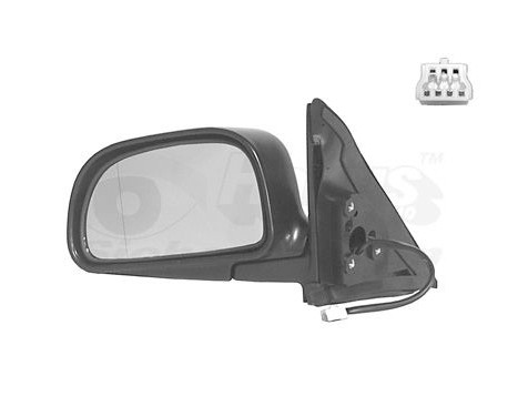 Vänster elektrisk ytterspegel UPPVÄRMD 3223807 Hagus, bild 2