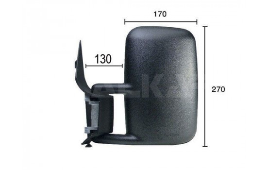 Vänster ytterspegel komplett 9201966 Alkar