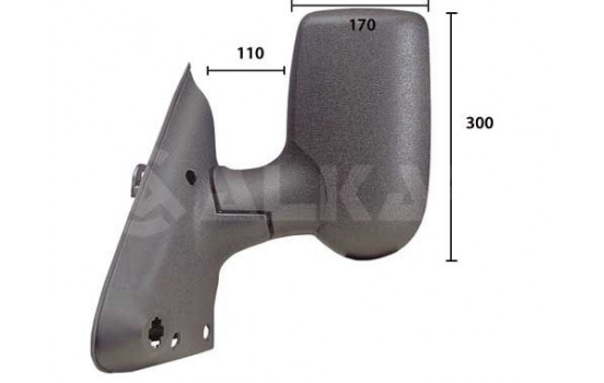 Vänster ytterspegel komplett 9227960 Alkar