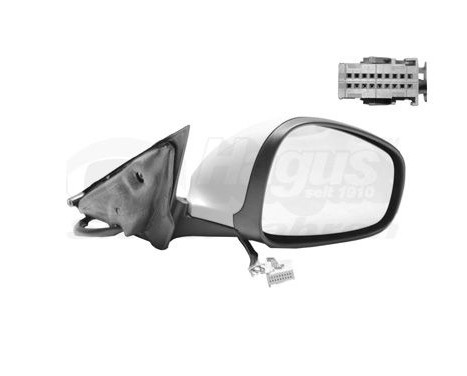 Ytterbackspegel höger elektrisk Primer, Uppvärmd 0160808 Hagus, bild 2