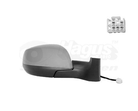 Ytterbackspegel höger elektrisk Primer, Uppvärmd 3702818 Hagus, bild 2