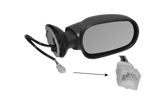 Ytterbackspegel höger elektrisk uppvärmd 1514808 Hagus