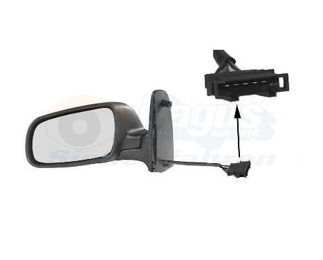 Ytterspegel höger elektrisk från '98 SVART UPPVÄRMD 5878808 Hagus, bild 2