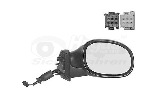 Ytterspegel höger elektrisk + UPPVÄRMNINGSSENSOR 0925826 Hagus, bild 2