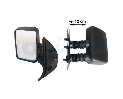 Ytterspegel VÄNSTER HELT upp till '99 LÅNGA ARMARNA +/-12CM 1747811 Hagus, bild 2