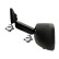 Simoni Racing Backspegel 8'' - Svart - inkl. monteringsbas, miniatyr 2