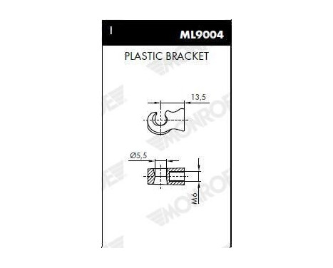 gasfjäder, bagageutrymme ML5909 Monroe, bild 5