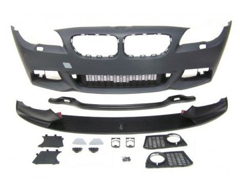 M Sport främre stötfångare BMW F10 / F11 + M-prestanda splitter, miniatyr 2 M Sport främre stötfångare BMW F10 / F11 + M-prestanda splitter, miniatyr 2