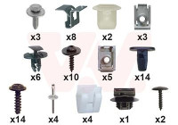 MONTERINGSSATS FÖR FRÄMRE STÖTFÅNGARE