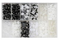 Sortiment trim klipp för Peugeot 345 stycken