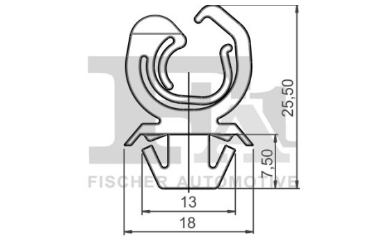 Klämma, dekorativ/skyddande list, bild 2