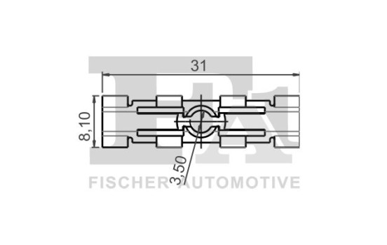 Klämma, dekorativ/skyddande list, bild 2