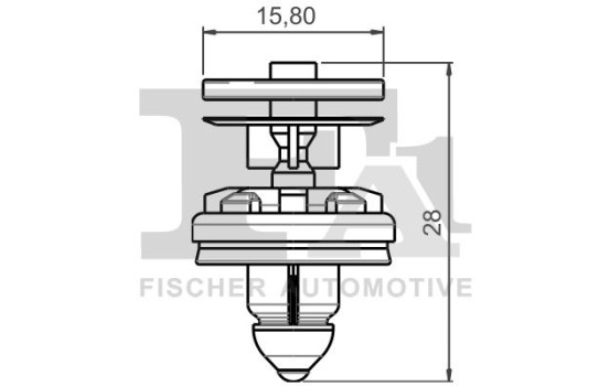 Klämma, dekorativ/skyddande list, bild 2