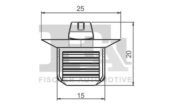 Klämma, dekorativ/skyddande list, bild 2