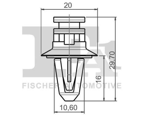 Klämma, dekorativ/skyddande list, bild 2