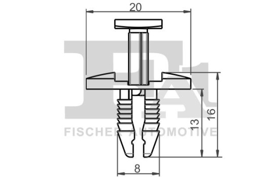 Klämma, dekorativ/skyddsremsa, bild 2