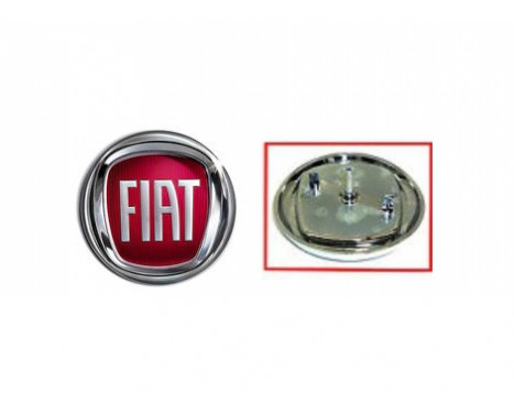 Fiat emblem främre stötfångare, bild 2