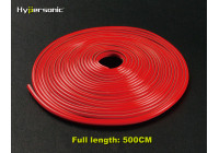 Classic flexibel röd striping 0,3x500cm (med 3M tejp)