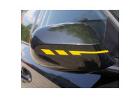 Foliatec PIN-Striping för spegelkåpor gul - Bredd = 1,3 cm: 2x 35,5 cm