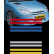 Universal lim striping Car Stripe Cool270 - Guld - 2 + 2 mm x 975cm, miniatyr 2
