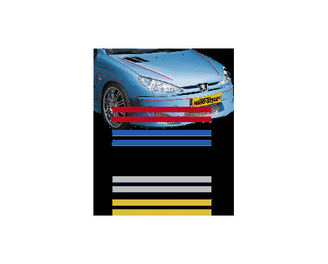 Universal lim striping Car Stripe Cool270 - Svart - 2 + 2 mm x 975cm, bild 2