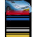 Universal lim striping Car Stripe Cool350 - Blå - 2 + 3 mm x 975cm, miniatyr 2