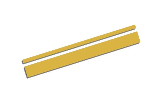 Universal lim striping Car Stripe Cool350 - Guld - 2 + 3 mm x 975cm