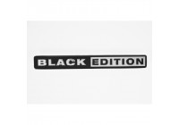 Aluminium Embleem/Logo - BLACK EDITION - 11,8x1,4cm