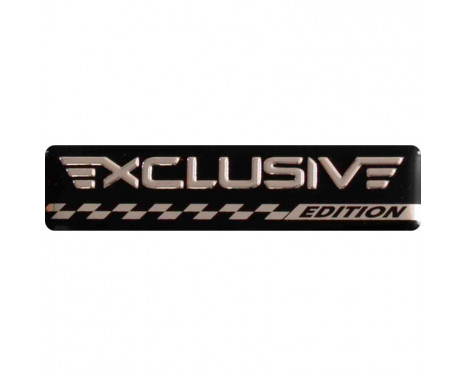 Aluminiums emblem/logotyp - EXKLUSIV UTGAVA - 7x1,7cm