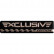 Aluminiums emblem/logotyp - EXKLUSIV UTGAVA - 7x1,7cm