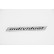 Aluminiums emblem/logotyp - INDIVIDUELLT - 11,8x1,4cm