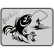 AutoTattoo Sticker Fisherman 3D Chrome - 8,3 x 6 cm, miniatyr 2