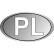 AutoTattoo Sticker PL 3D Chrome -7,6 x 4,2 cm, miniatyr 2