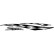AutoTattoo Sticker Sport 3D Chrome - 32 x 4 cm, 19 x 2 cm, 11 x 2,5 cm, miniatyr 2