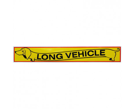 Bil dekal klistermärke Long Vehicle - 10,5x67,5cm Bil dekal klistermärke Long Vehicle - 10,5x67,5cm