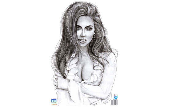 Biltatueringsdekal Alice girl - 30,4x47,6cm