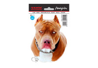 Biltatueringsdekal Pit Bull - 11x14,5cm