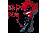 Klistermärke Bad Boy - 12x11cm