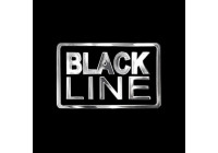 Nickeldekal 'BLACK LINE' - 45x28mm