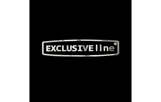 Nickeldekal 'EXCLUSIVE LINE' - 75x15mm