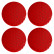 Simoni Racing Stickerset 'Reflective' - Röd - Uppsättning av 4 stycken, miniatyr 2