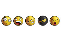 Stickerset Avatars - 5x en ~ 4cm