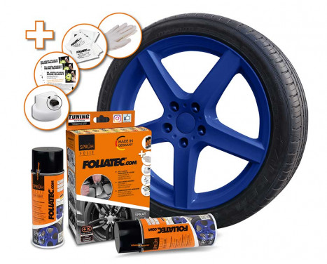 Foliatec Spray Film (Film Spray) Set - blå glansig 2x400ml Foliatec Spray Film (Film Spray) Set - blå glansig 2x400ml