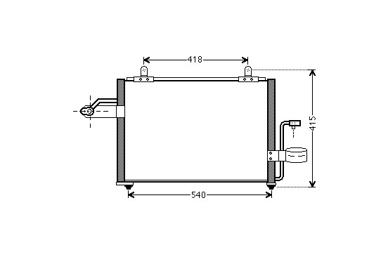 CONDENSOR TACUMA ALL 01- 81005084 International Radiators