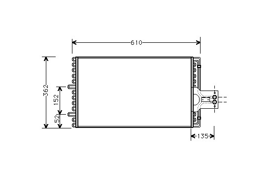 CONDENSOR CT XANTIA MT/AT ALL 93- 09005099 International Radiators