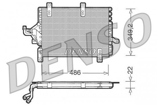 Airco condensor DCN09141