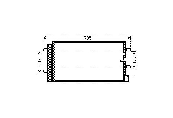 Condensor, airconditioning AI5352D Ava Quality Cooling