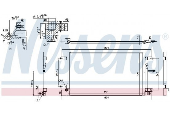 Condensor 940694 Nissens