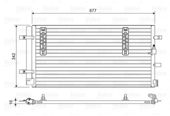 Airco condensor 814419 Valeo